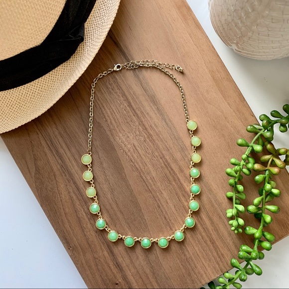 J. Crew Jewelry - J Crew Necklace Green Ombré